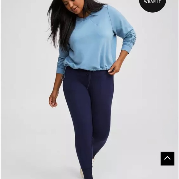 NWT! Torrid Supersoft Fleece Bungee Sweatshirt. 1X - Picture 5 of 8